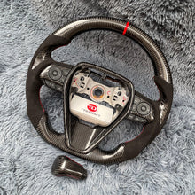 Load image into Gallery viewer, TTD Craft Toyota 2018 - 2024 Camry SE XSE TRD V6 Venza  Carbon Fiber Steering Wheel