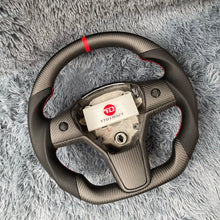 Загрузить изображение в средство просмотра галереи, TTD Craft Tesla Model 3 Y Carbon Fiber Steering Wheel