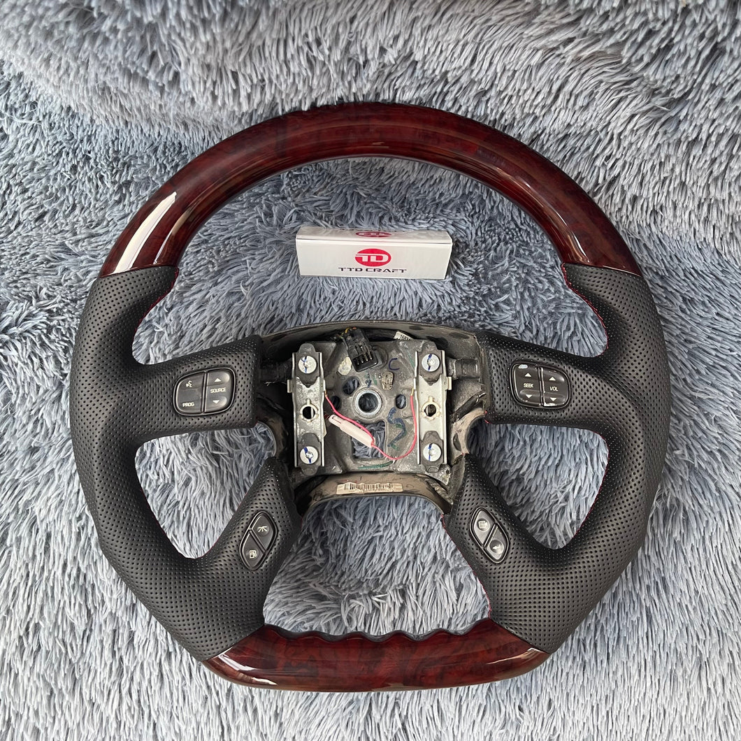 TTD Craft 2004-2007 Buick Rainier Wood Grain Steering Wheel