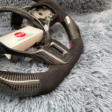 Cargar imagen en el visor de la galería, Volante de fibra de carbono TTD Craft Mitsubishi Evolution 2008-2015 EVO X