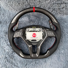 Lade das Bild in den Galerie-Viewer, TTD Craft Benz C63AMG W176 W204AMG W212 W218 C117 E350 SL63 R231 X156 GLA45AMG SLAMG Carbon Fiber Steering Wheel