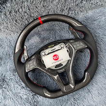 Lade das Bild in den Galerie-Viewer, TTD Craft Benz C63AMG W176 W204AMG W212 W218 C117 E350 SL63 R231 X156 GLA45AMG SLAMG Carbon Fiber Steering Wheel
