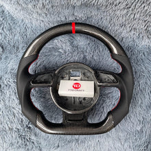 Carregar imagem no visualizador da galeria, TTD Craft Audi B8 B8.5 A3 A4 A5 A6 A7 A8 S3 S4 S5 S6 S7 S8 RS3 RS5 RS6 SQ5 Volante de fibra de carbono