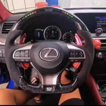 Load image into Gallery viewer, TTD Craft  Lexus 2016-2022 RX350 350l 450h /  ES350 ES300/ GS350  GS450/ LX570 / GX460  / GS300 GS200T Carbon Fiber Steering Wheel
