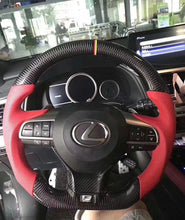 Load image into Gallery viewer, TTD Craft Lexus 2016-2022 RX350 450h / ES350 ES300/ GS350 GS450 / LX570 / GX460 / GS300 GS200T Carbon Fiber Steering Wheel