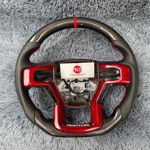Load image into Gallery viewer, TTD Craft Ford 2015-2020 F150 Raptor / 2017-2022 F250/ 2017-2022 F350 Carbon Fiber Steering Wheel