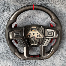 Carregar imagem no visualizador da galeria, Volante de fibra de carbono TTD Craft Ford 2018-2020 F150 Raptor / 2017-2022 F250/ 2017-2022 F350