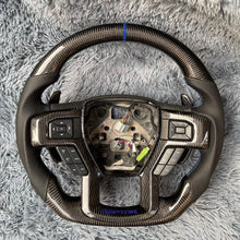 Загрузить изображение в средство просмотра галереи, TTD Craft Ford 2015-2020 F150 Raptor / 2017-2022 F250/ 2017-2022 F350 Carbon Fiber Steering Wheel