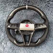 Загрузить изображение в средство просмотра галереи, TTD Craft Alfa Romeo 2017-2021 Giulia Stelvio Carbon Fiber Steering Wheel