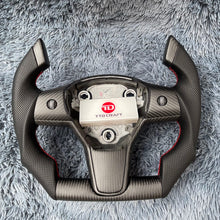 Lade das Bild in den Galerie-Viewer, TTD Craft Tesla Model 3 Y Carbon Fiber Steering Wheel