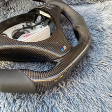 Load image into Gallery viewer, TTD Craft 1 SERIES E82 E88 / 3 SERIES E90 E91 E92 E93 / X1 E84 Carbon Fiber Steering Wheel