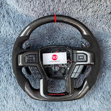 Загрузить изображение в средство просмотра галереи, TTD Craft Ford 2015-2020 F150 Raptor / 2017-2022 F250/ 2017-2022 F350 Carbon Fiber Steering Wheel