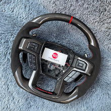 Загрузить изображение в средство просмотра галереи, TTD Craft Ford 2015-2020 F150 Raptor / 2017-2022 F250/ 2017-2022 F350 Carbon Fiber Steering Wheel