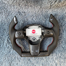 Lade das Bild in den Galerie-Viewer, TTD Craft Tesla Model 3 Y Carbon Fiber Steering Wheel