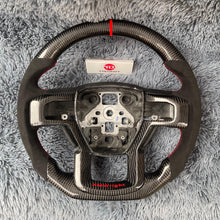 Загрузить изображение в средство просмотра галереи, TTD Craft Ford 2015-2020 F150 Raptor / 2017-2022 F250/ 2017-2022 F350 Carbon Fiber Steering Wheel