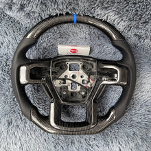 Carregar imagem no visualizador da galeria, Volante de fibra de carbono TTD Craft Ford 2018-2020 F150 Raptor / 2017-2022 F250/ 2017-2022 F350