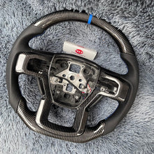 Carregar imagem no visualizador da galeria, Volante de fibra de carbono TTD Craft Ford 2018-2020 F150 Raptor / 2017-2022 F250/ 2017-2022 F350