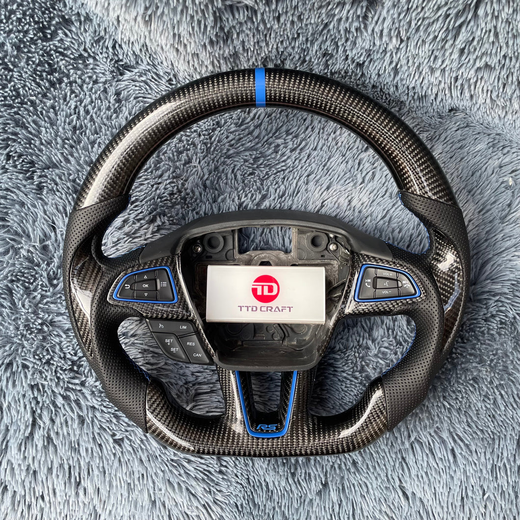 TTD Craft Ford 2015-2018  Focus Mk3 RS/ST Carbon Fiber Steering Wheel
