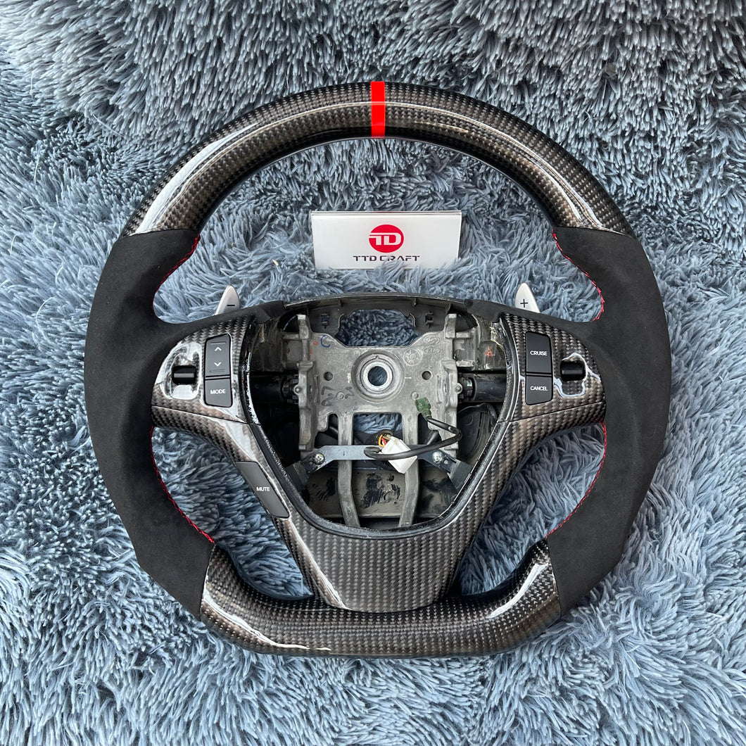 TTD Craft  2009-2016 Genesis Coupe Carbon Fiber Steering Wheel