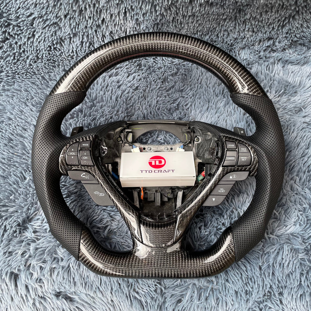 TTD Craft  Acura 2013-2020 ILX  Carbon Fiber Steering Wheel