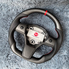 Carregar imagem no visualizador da galeria, Volante de fibra de carbono TTD Craft Tesla modelo 3 Y