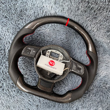 Load image into Gallery viewer, TTD Craft Audi 08-12 TT MK2   R8 TT TTS TTRS Carbon Fiber Steering wheel
