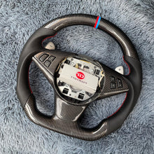 Cargar imagen en el visor de la galería, TTD Craft BMW SERIE 5 E60 E61 / SERIE 6 E63 E64 Volante de Fibra de Carbono con Levas de Cambio
