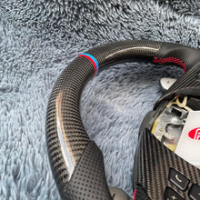 Cargar imagen en el visor de la galería, TTD Craft BMW SERIE 5 E60 E61 / SERIE 6 E63 E64 Volante de Fibra de Carbono con Levas de Cambio