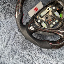 Carregar imagem no visualizador da galeria, TTD Craft Acura 2009-2014 TSX Sport Wagon Edição Especial Honda CU2 Volante de fibra de carbono forjado com flocos vermelhos