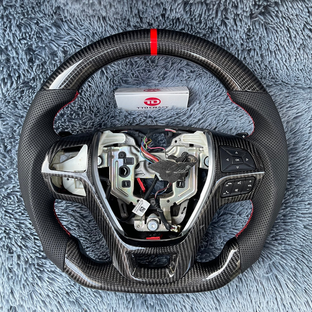 TTD Craft  Ford 2016-2019 Explorer Carbon Fiber Steering Wheel