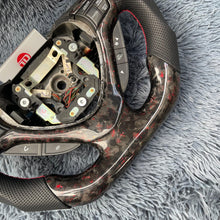 Carregar imagem no visualizador da galeria, TTD Craft Acura 2009-2014 TSX Sport Wagon Edição Especial Honda CU2 Volante de fibra de carbono forjado com flocos vermelhos