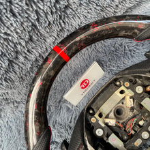 Carregar imagem no visualizador da galeria, TTD Craft Acura 2009-2014 TSX Sport Wagon Edição Especial Honda CU2 Volante de fibra de carbono forjado com flocos vermelhos