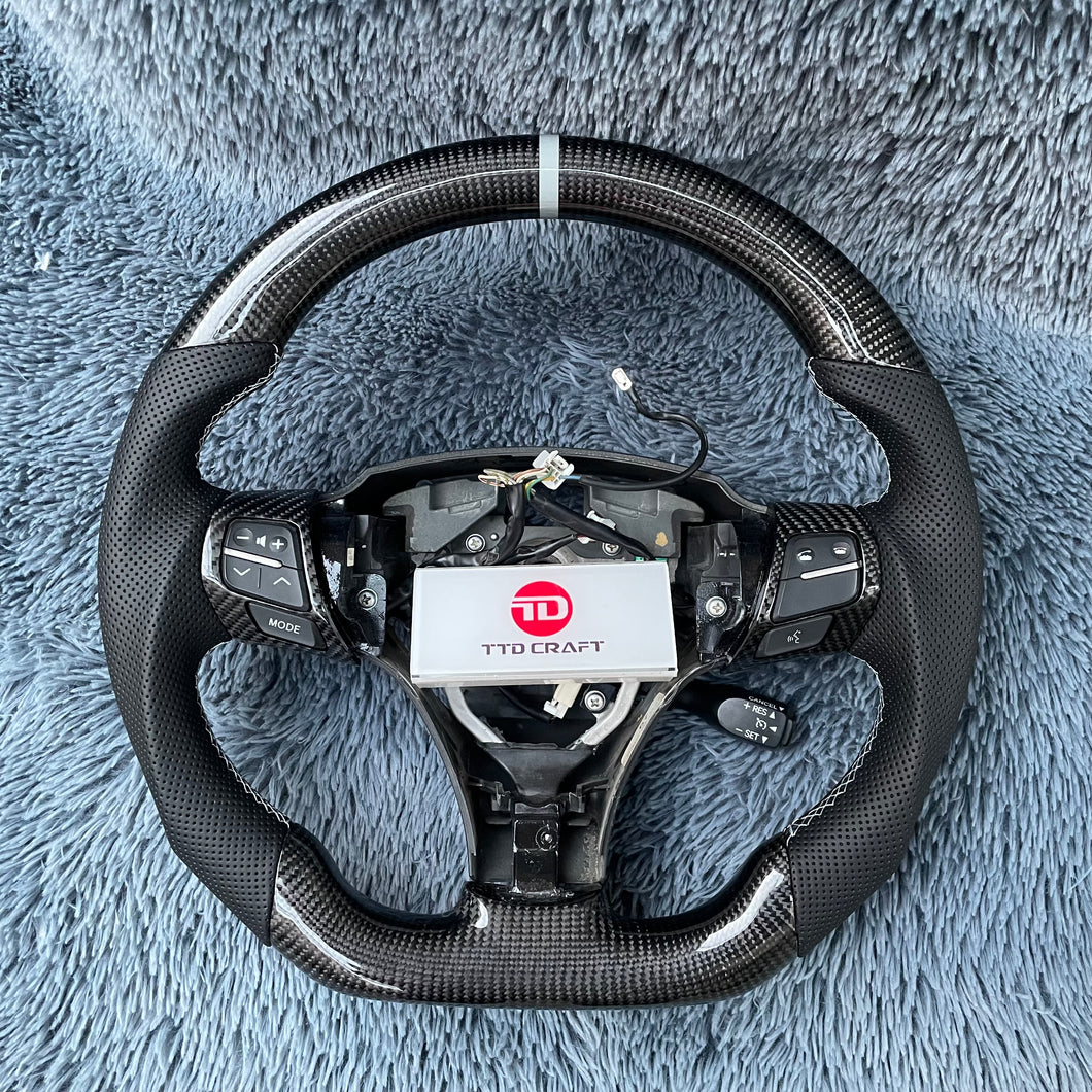 TTD Craft 2007-2010 Camry /2009-2012 Venza Carbon Fiber Steering Wheel