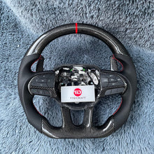 Charger l'image dans la galerie, TTD Craft Dodge 2016-2023 Charger Challenger / 2014-2023 Durango Carbon Fiber Steering Wheel