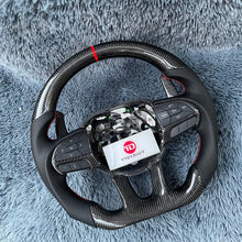 Carregar imagem no visualizador da galeria, Volante de fibra de carbono TTD Craft Dodge 2016-2023 Charger Challenger / 2014-2023 Durango