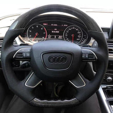 Carregar imagem no visualizador da galeria, Volante de fibra de carbono TTD Craft Audi A4 A6 A7 A8 A8L Q3 Q5 Q7