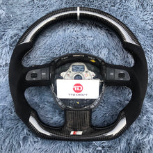 Carregar imagem no visualizador da galeria, Volante de fibra de carbono TTD Craft Audi B7 B8 S4 S5 A3 A4 A5 A6 A8 Q5 Q7 RS5