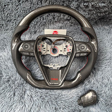 Lade das Bild in den Galerie-Viewer, TTD Craft Toyota 2018 - 2024 Camry SE XSE TRD V6  Venza  Carbon Fiber Steering Wheel