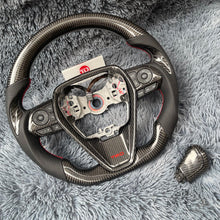 Charger l'image dans la galerie, TTD Craft Toyota 2018 - 2024 Camry SE XSE TRD V6 Venza Carbon Fiber Steering Wheel