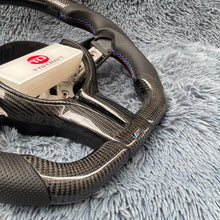 Load image into Gallery viewer, TTD Craft BMW M5 M6 F10 F06 F12 F01 F02 F03 F04 Carbon Fiber Steering Wheel