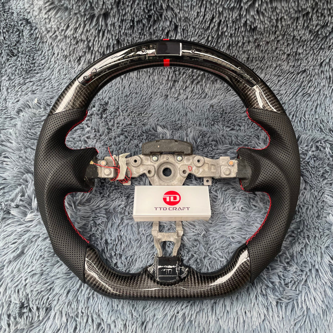 TTD Craft Nissan Z34 Carbon Fiber Steering Wheel l