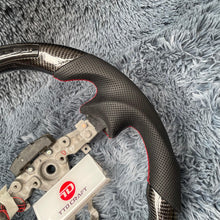 Load image into Gallery viewer, TTD Craft Nissan Z34 Carbon Fiber Steering Wheel with led