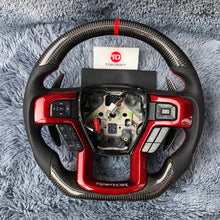 Carregar imagem no visualizador da galeria, Volante de fibra de carbono TTD Craft Ford 2018-2020 F150 Raptor / 2017-2022 F250/ 2017-2022 F350