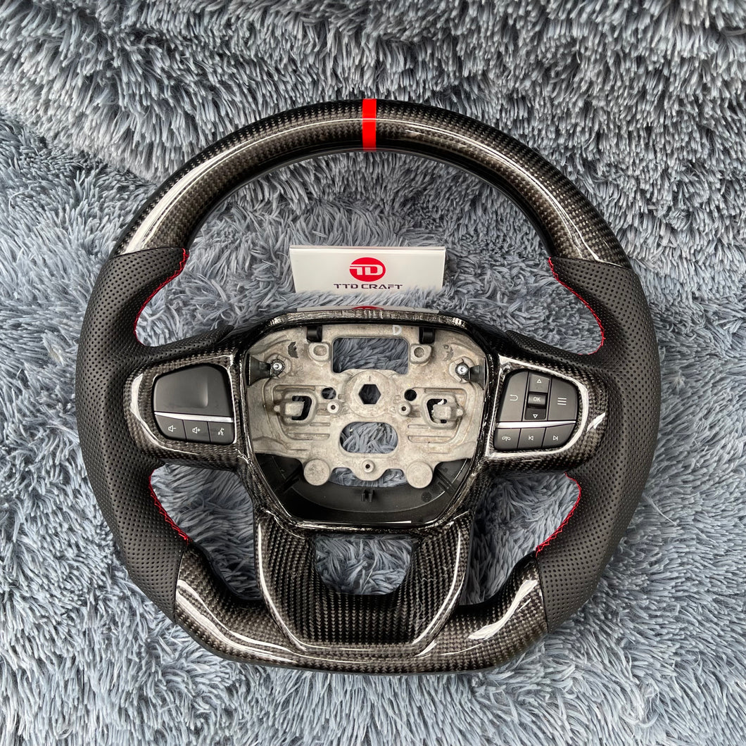 TTD Craft  Ford 2023 -2024 Ranger Carbon Fiber Steering Wheel