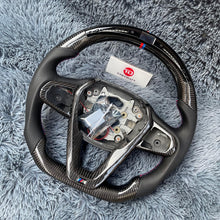 Загрузить изображение в средство просмотра галереи, TTD Craft BMW G20 G30 G31 G01 G02 G11 G12 F30 I4 Carbon Fiber Steering Wheel With Led