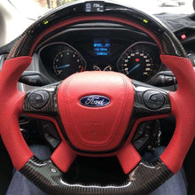 Load image into Gallery viewer, TTD Craft  Ford 12-14 MK3 Carbon Fiber Steering Wheel
