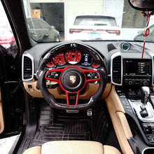 Carregar imagem no visualizador da galeria, Volante de fibra de carbono TTD Craft Porsche 2015 918