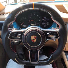 Carregar imagem no visualizador da galeria, Volante de fibra de carbono TTD Craft Porsche 2015 918