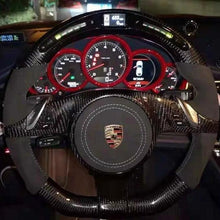 Load image into Gallery viewer, TTD Craft Porsche 911 (991.1) / Boxster (987.2 981) / Cayman (981) / Cayenne (958) / Panamera (970) Carbon Fiber Steering Wheel