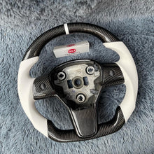 Load image into Gallery viewer, TTD Craft  Tesla  Model 3 Y  Carbon Fiber Steering Wheel
